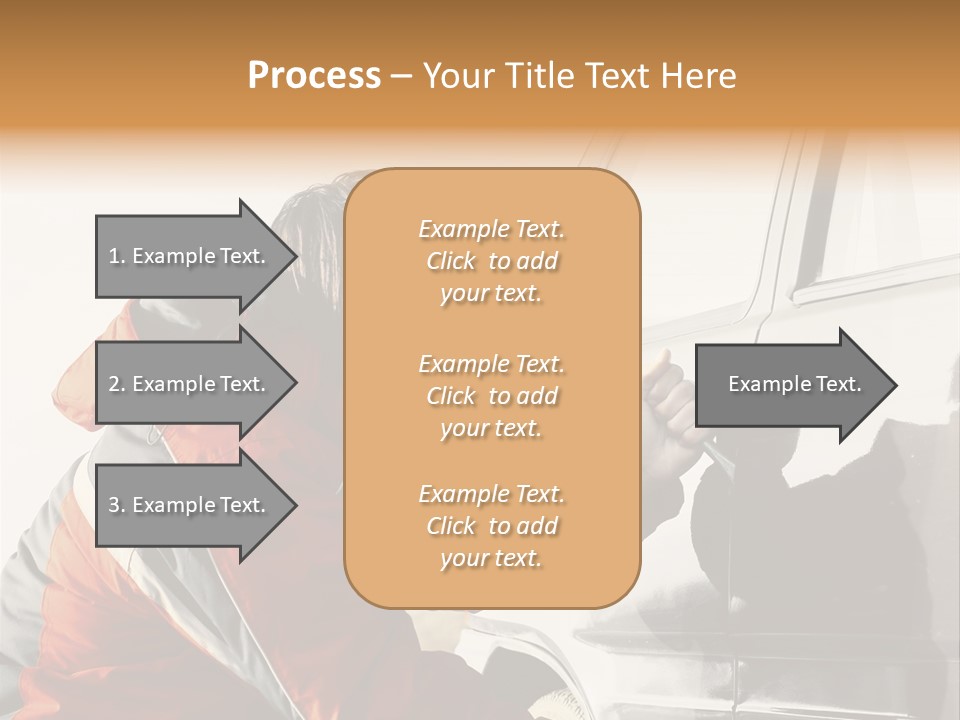 Man Automobile Steal PowerPoint Template
