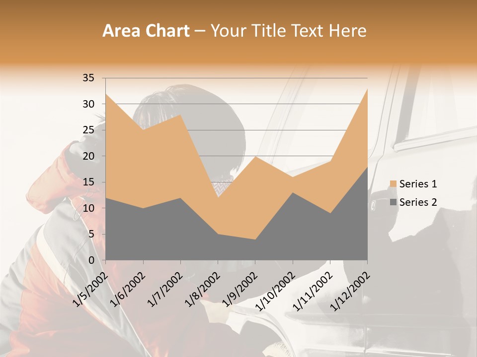 Man Automobile Steal PowerPoint Template