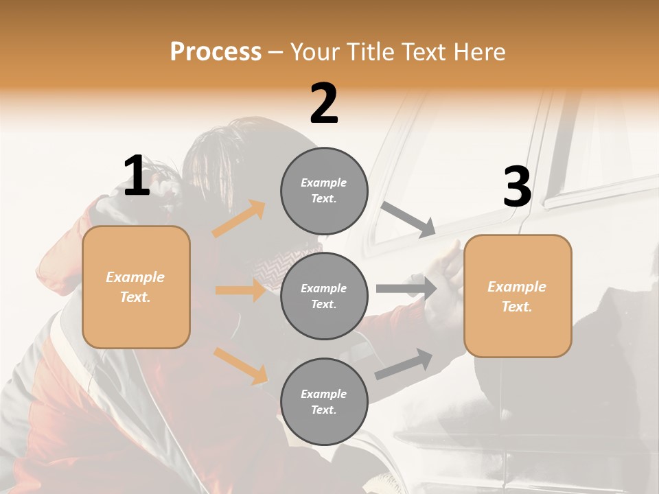 Man Automobile Steal PowerPoint Template