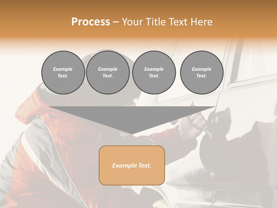Man Automobile Steal PowerPoint Template