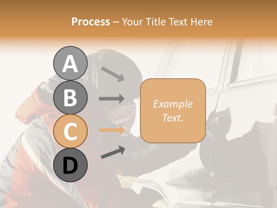 Man Automobile Steal PowerPoint Template