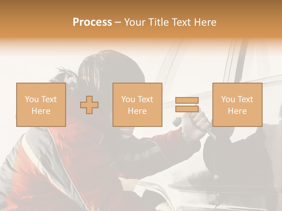 Man Automobile Steal PowerPoint Template