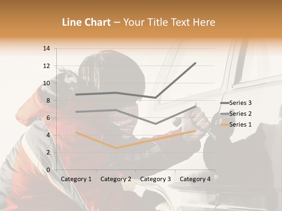 Man Automobile Steal PowerPoint Template
