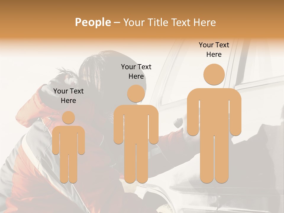 Man Automobile Steal PowerPoint Template