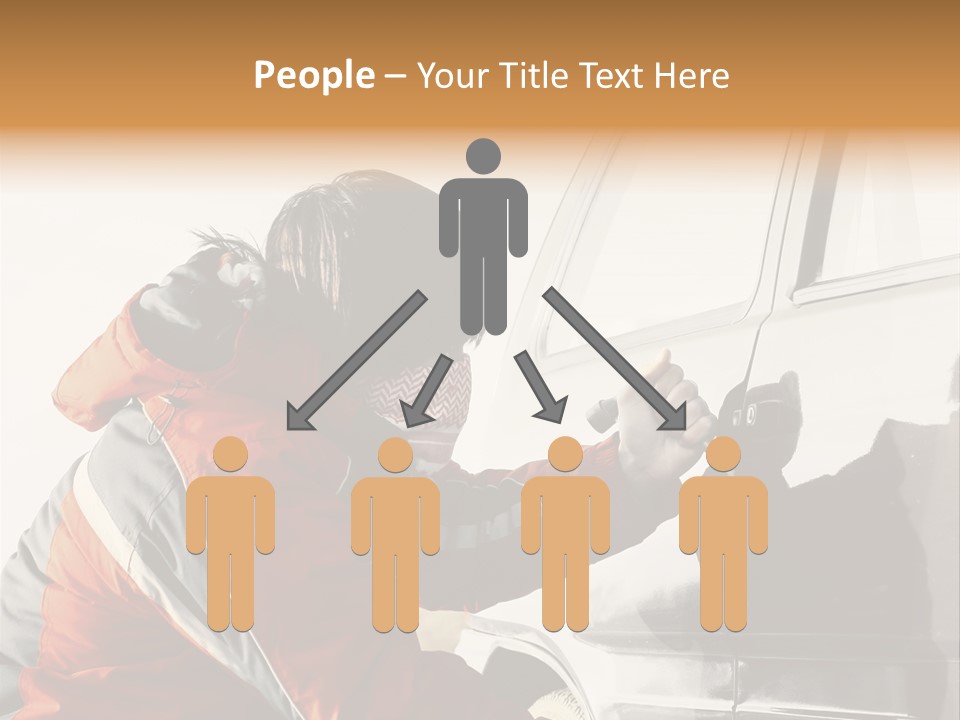 Man Automobile Steal PowerPoint Template