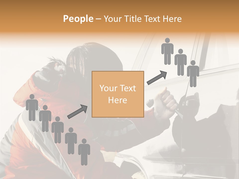 Man Automobile Steal PowerPoint Template