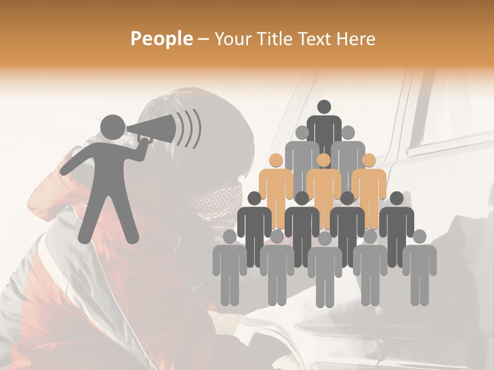 Man Automobile Steal PowerPoint Template