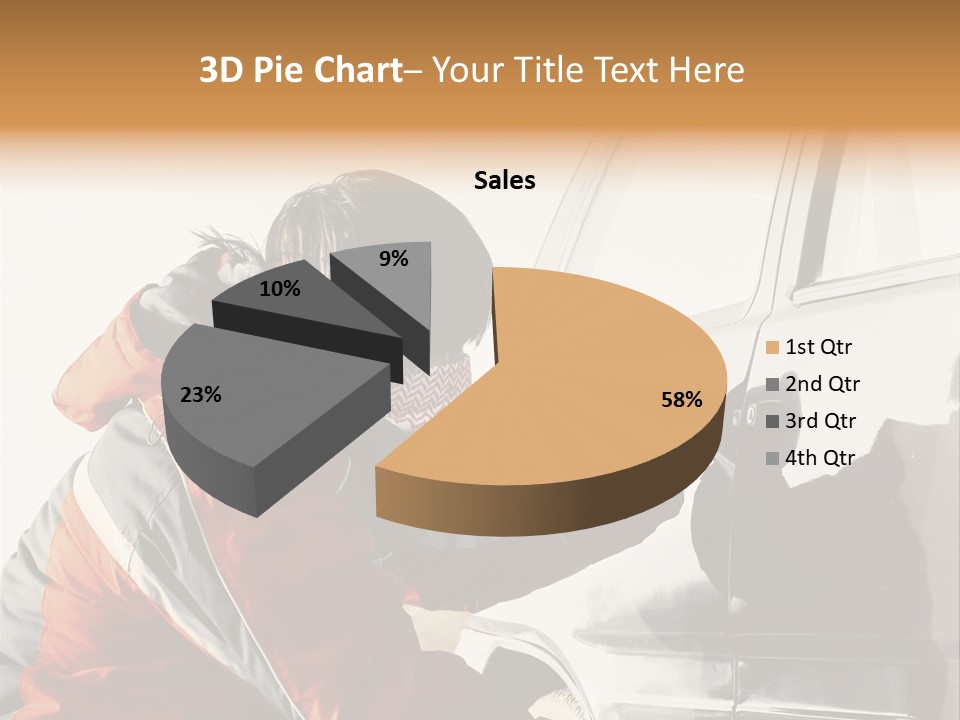 Man Automobile Steal PowerPoint Template