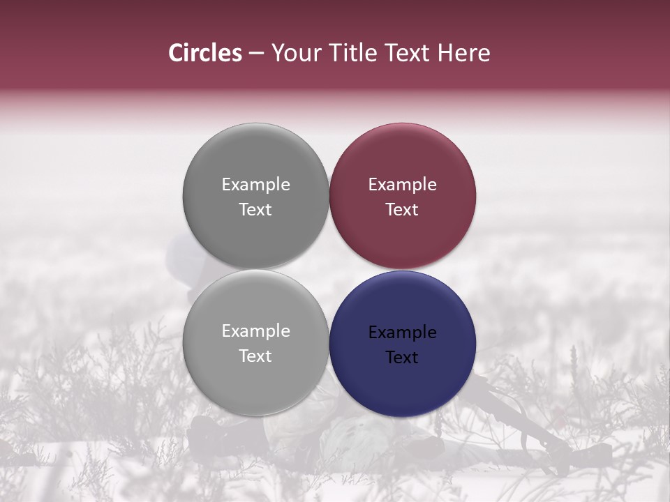 War German Frost PowerPoint Template