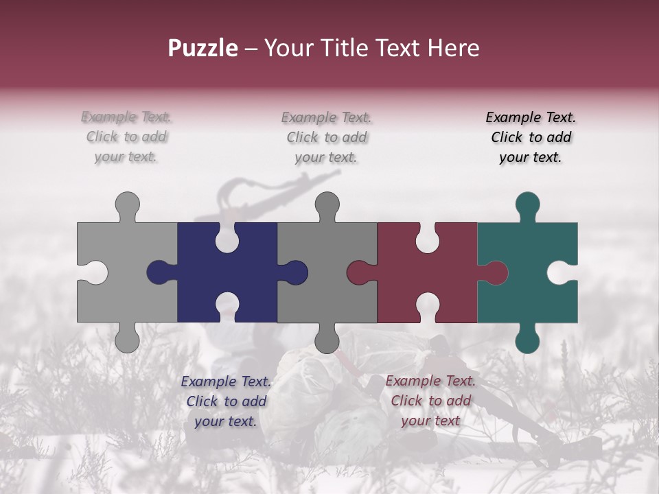 War German Frost PowerPoint Template