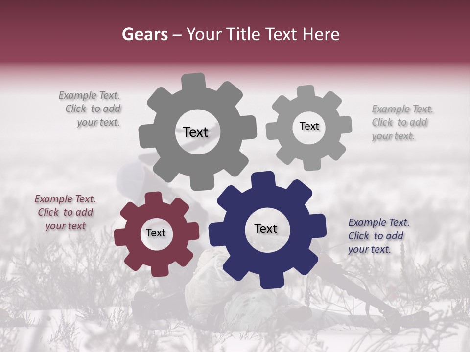 War German Frost PowerPoint Template