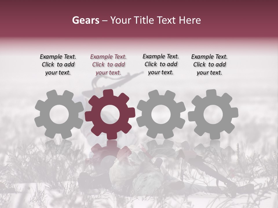 War German Frost PowerPoint Template