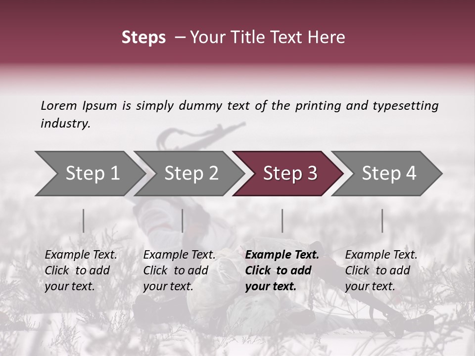 War German Frost PowerPoint Template