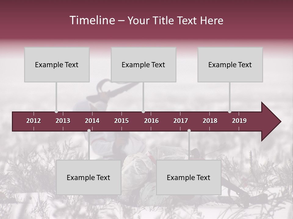 War German Frost PowerPoint Template