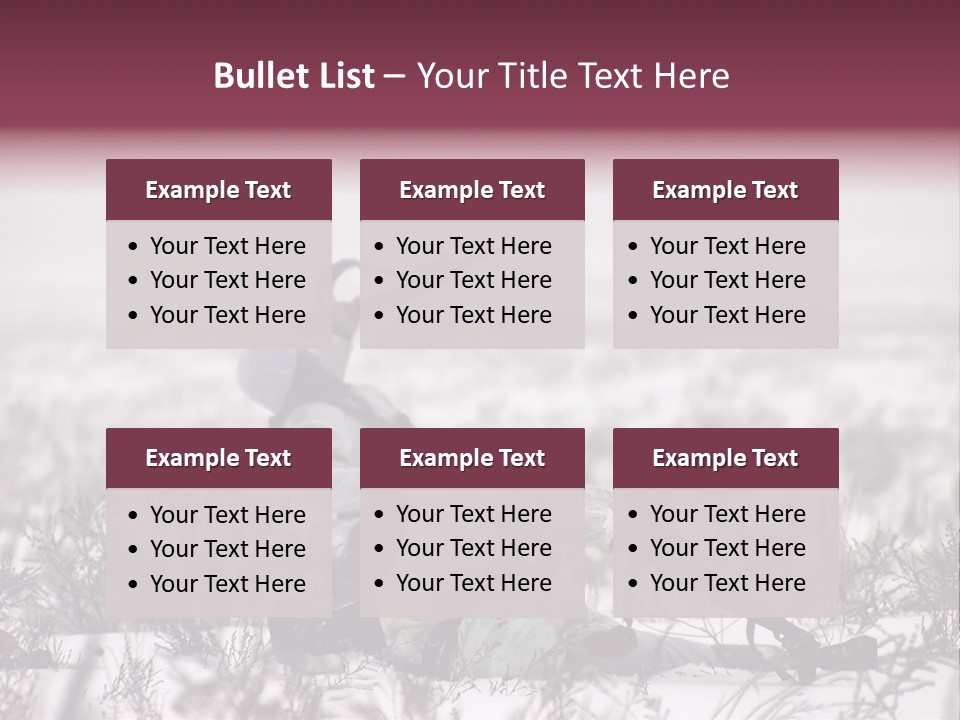 War German Frost PowerPoint Template