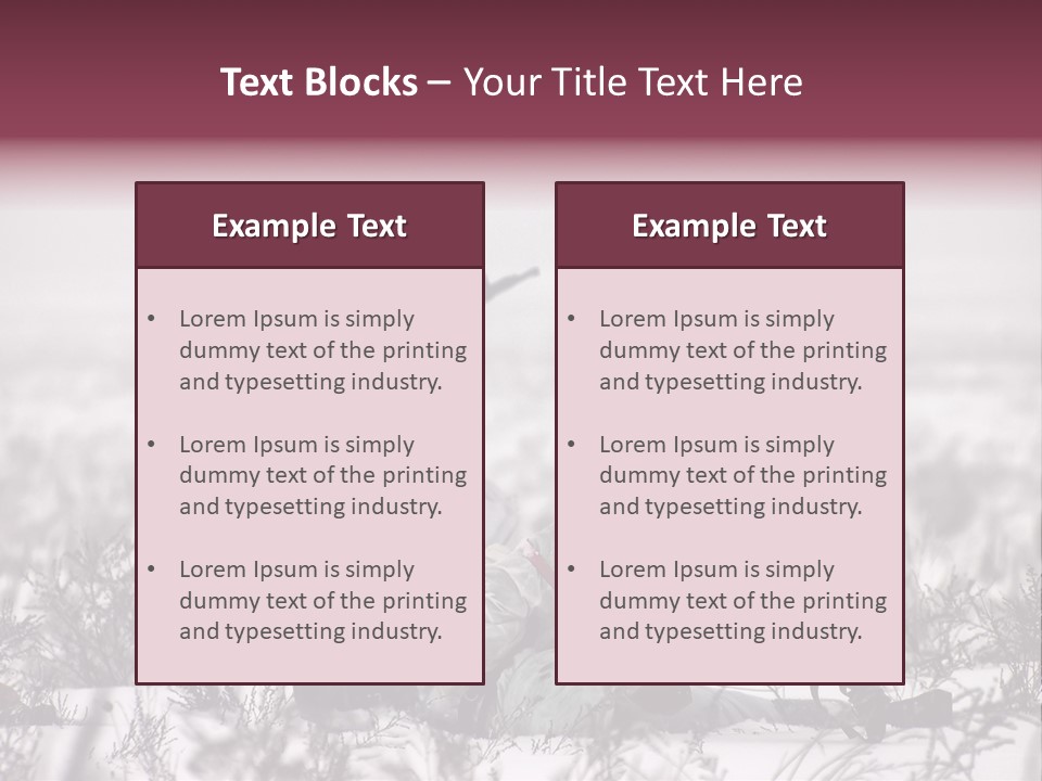 War German Frost PowerPoint Template