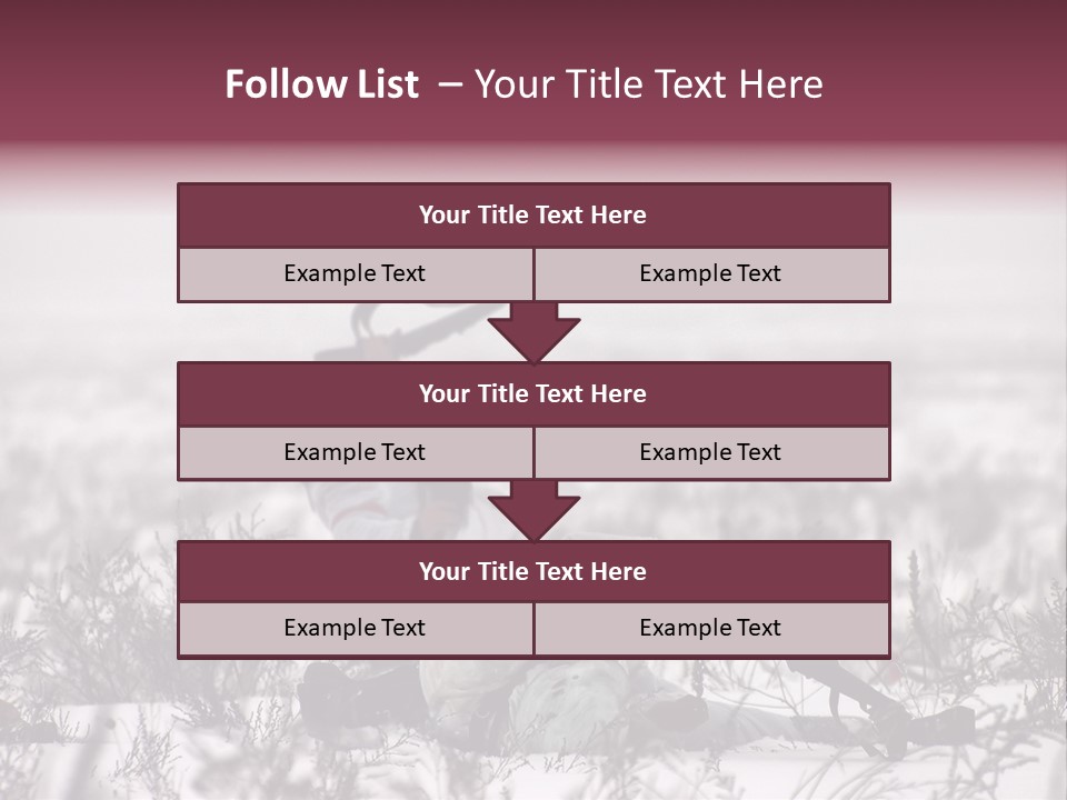 War German Frost PowerPoint Template