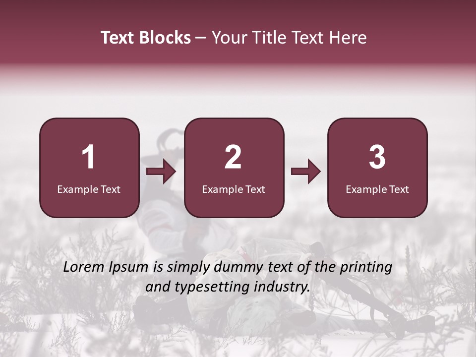 War German Frost PowerPoint Template