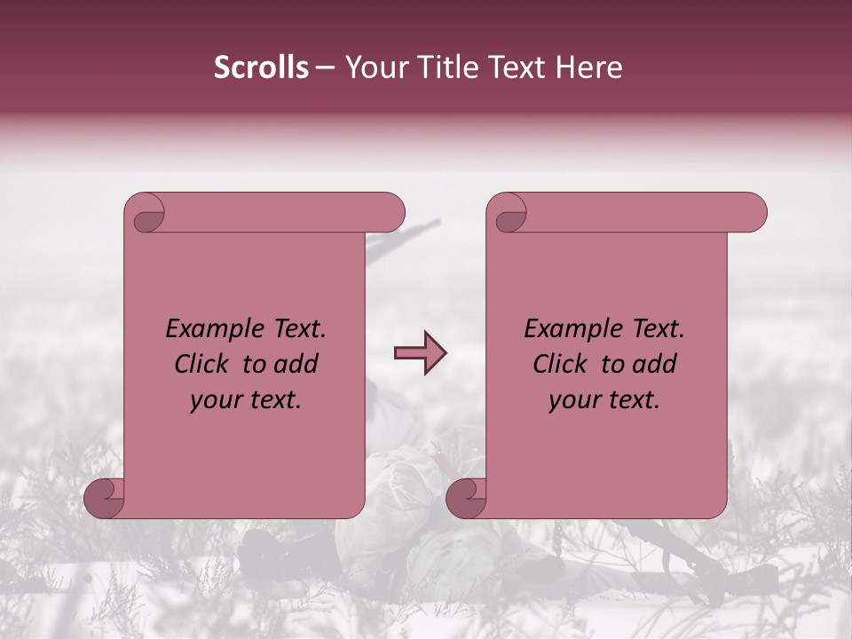 War German Frost PowerPoint Template