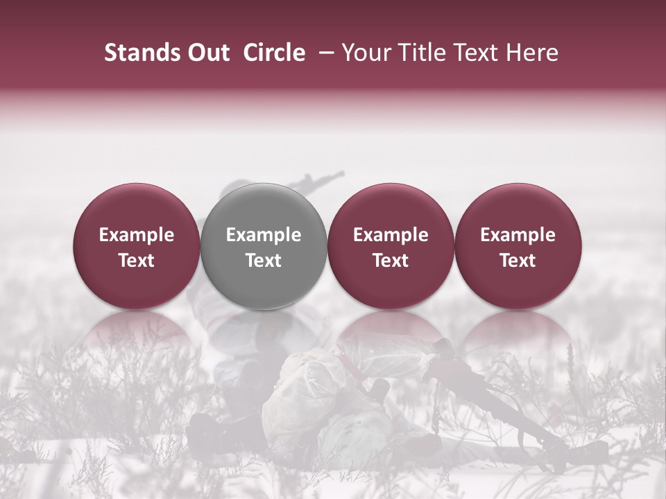 War German Frost PowerPoint Template