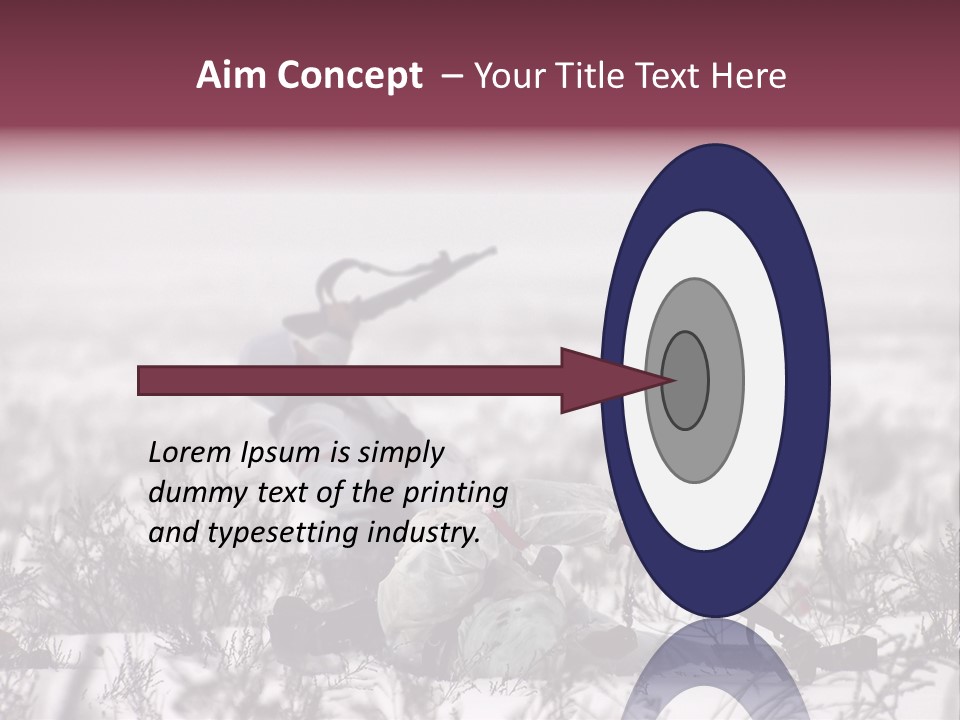 War German Frost PowerPoint Template