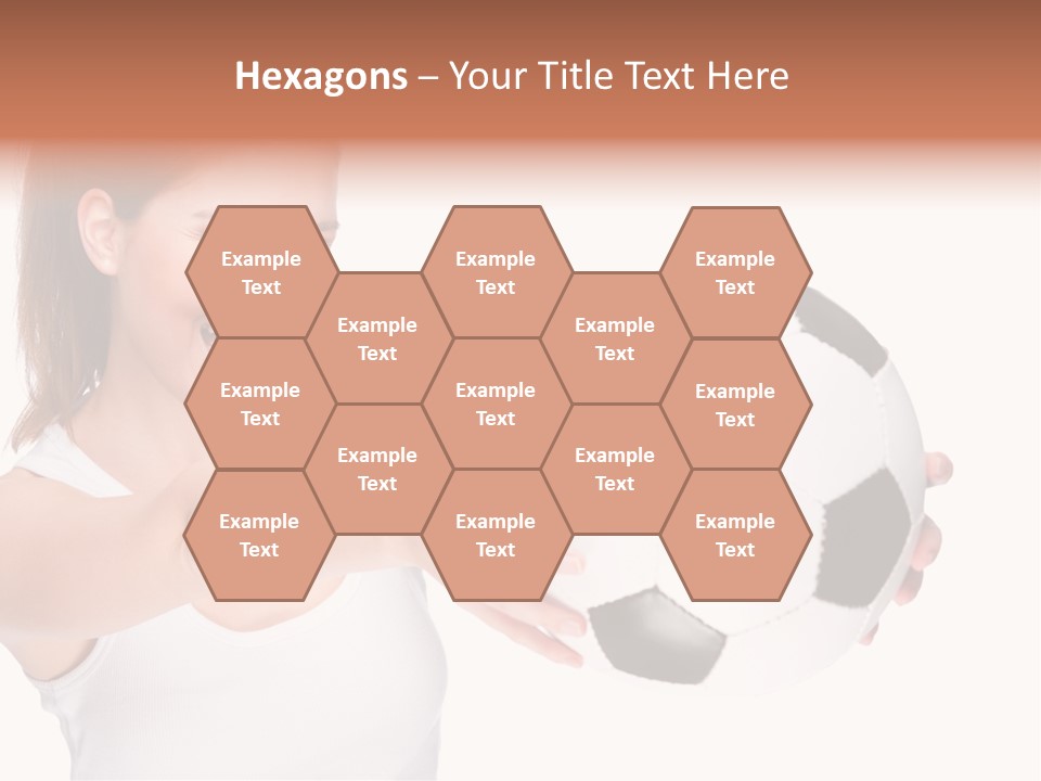 Soccer Female Cheerful PowerPoint Template