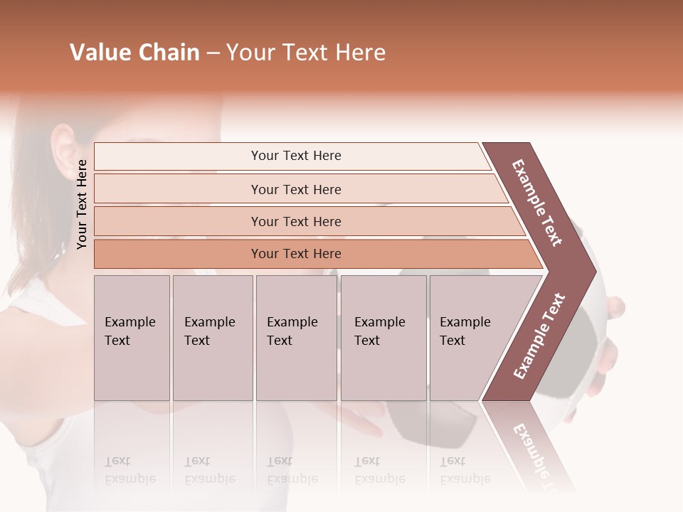 Soccer Female Cheerful PowerPoint Template