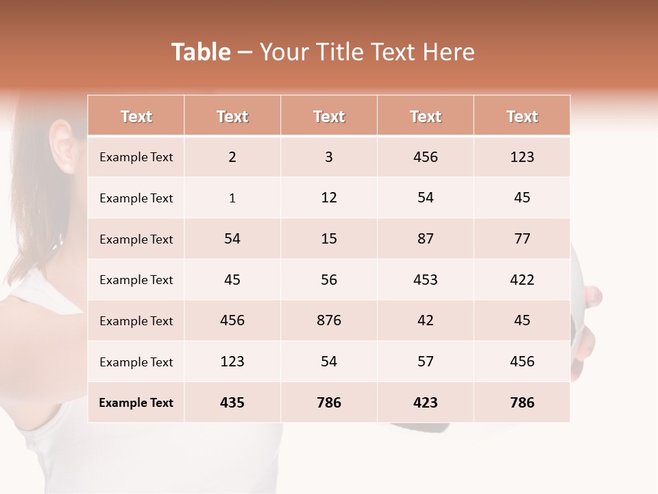 Soccer Female Cheerful PowerPoint Template
