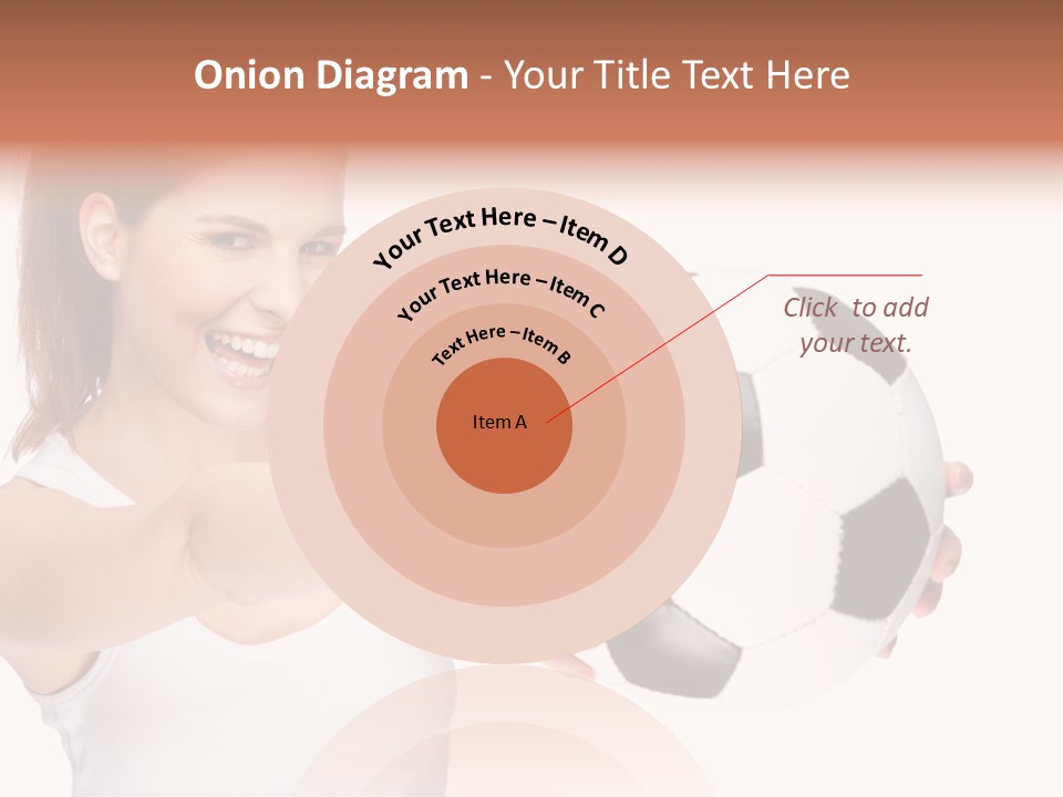 Soccer Female Cheerful PowerPoint Template