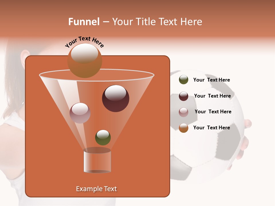 Soccer Female Cheerful PowerPoint Template