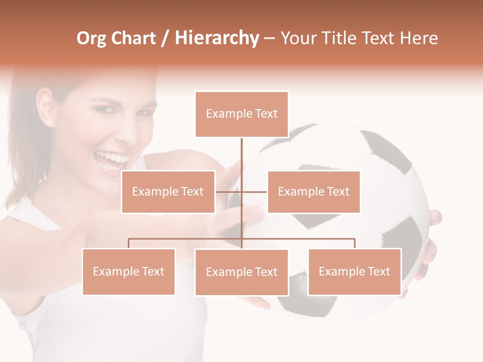Soccer Female Cheerful PowerPoint Template