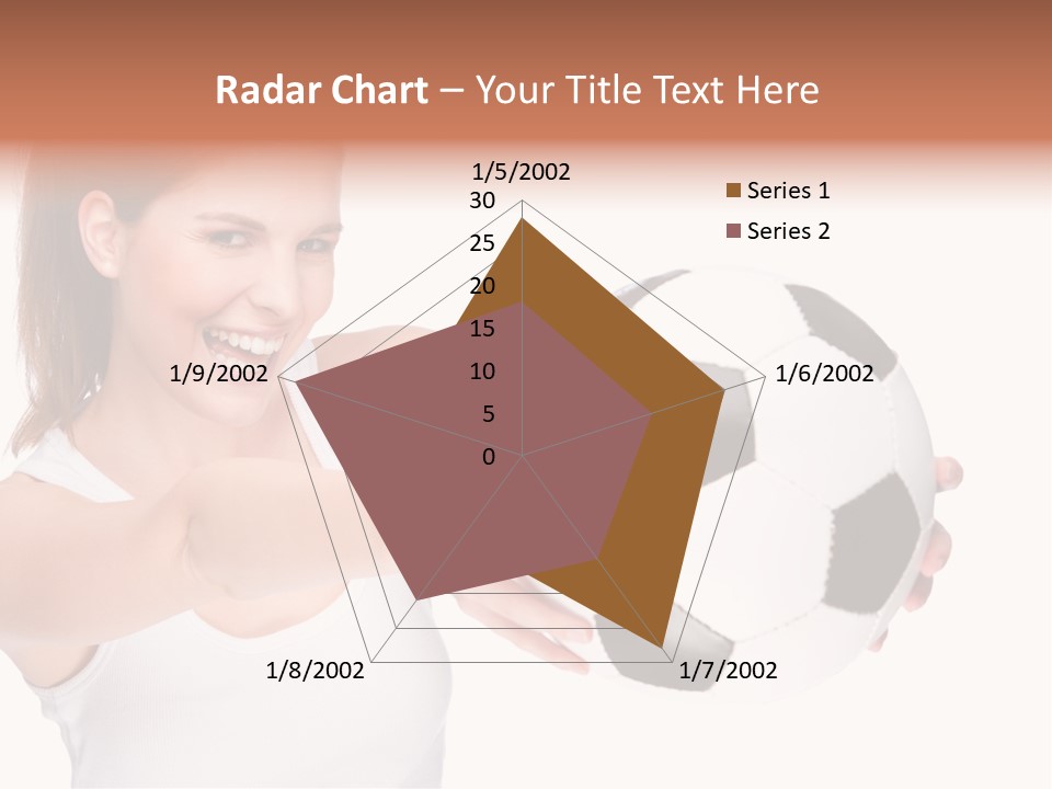 Soccer Female Cheerful PowerPoint Template