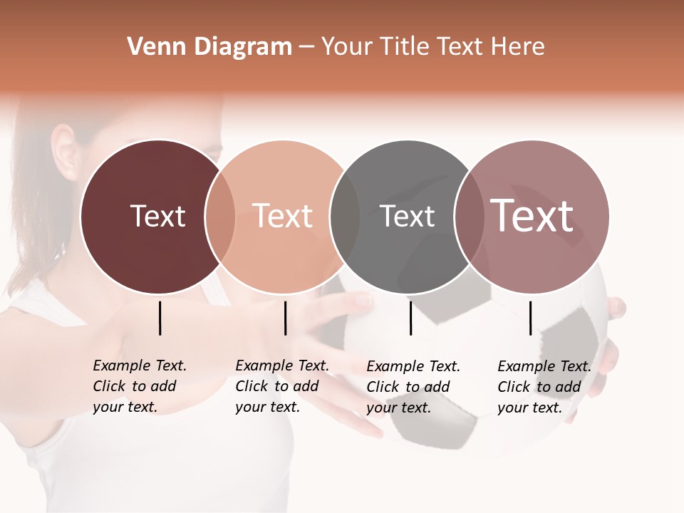 Soccer Female Cheerful PowerPoint Template