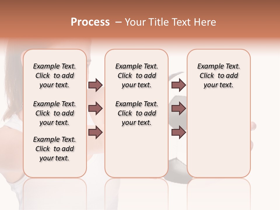 Soccer Female Cheerful PowerPoint Template