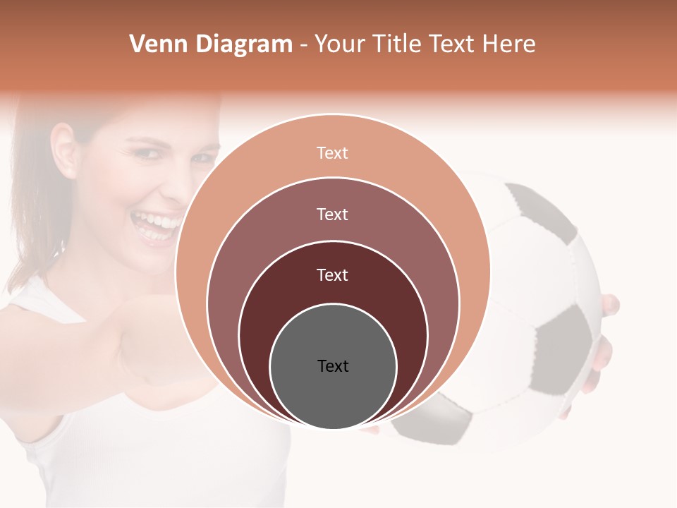 Soccer Female Cheerful PowerPoint Template