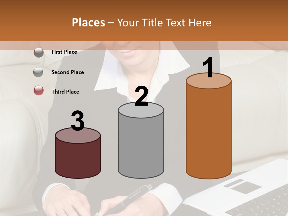 Laptop Appointment Relaxed PowerPoint Template