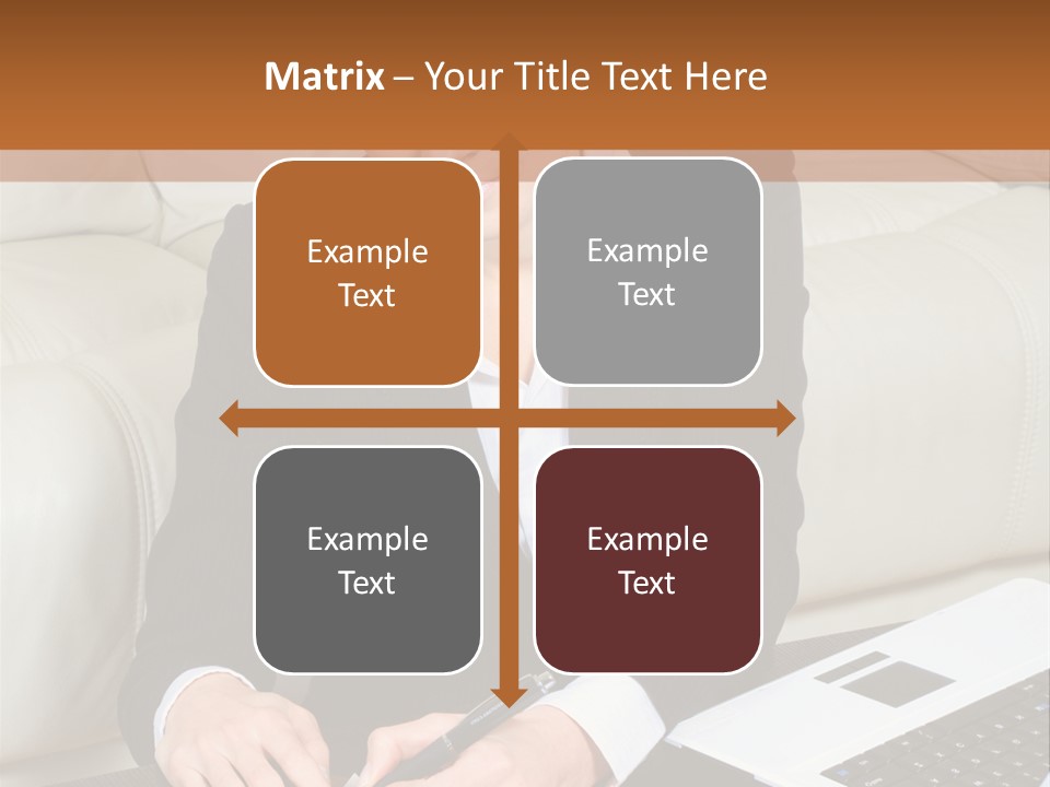 Laptop Appointment Relaxed PowerPoint Template
