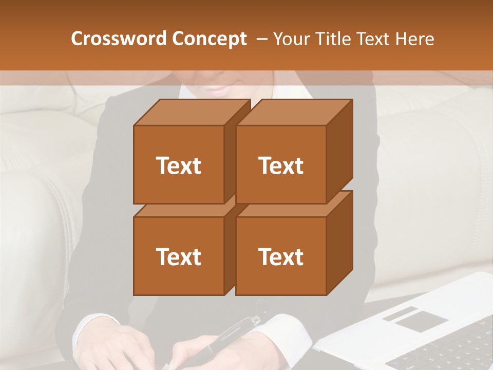 Laptop Appointment Relaxed PowerPoint Template
