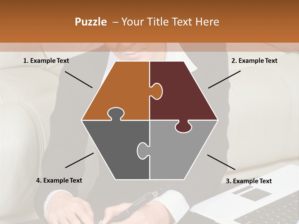 Laptop Appointment Relaxed PowerPoint Template