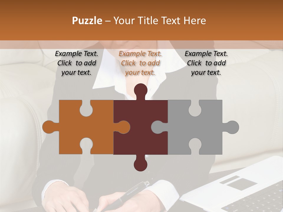 Laptop Appointment Relaxed PowerPoint Template