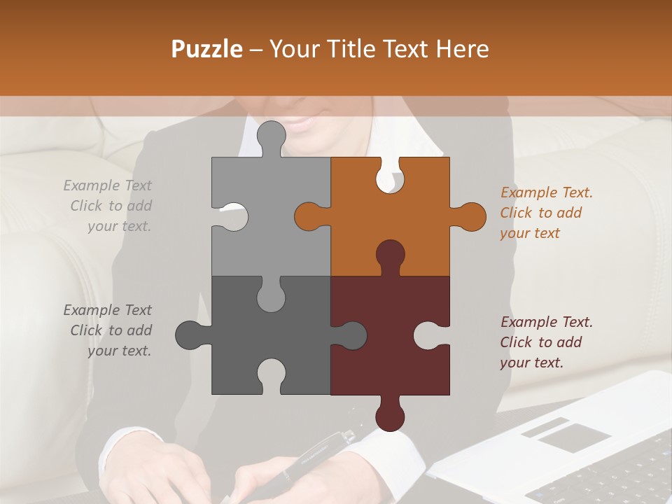 Laptop Appointment Relaxed PowerPoint Template