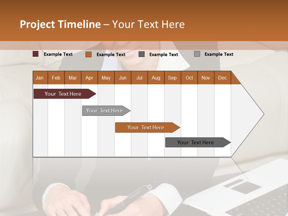 Laptop Appointment Relaxed PowerPoint Template