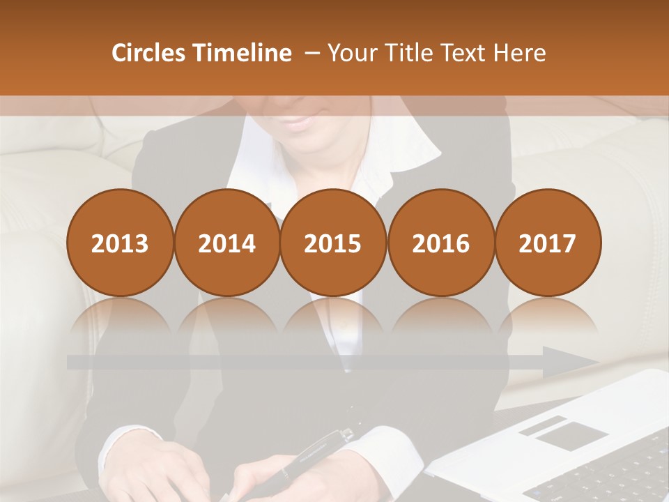 Laptop Appointment Relaxed PowerPoint Template