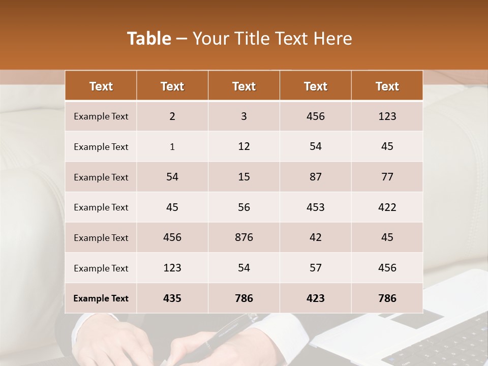 Laptop Appointment Relaxed PowerPoint Template