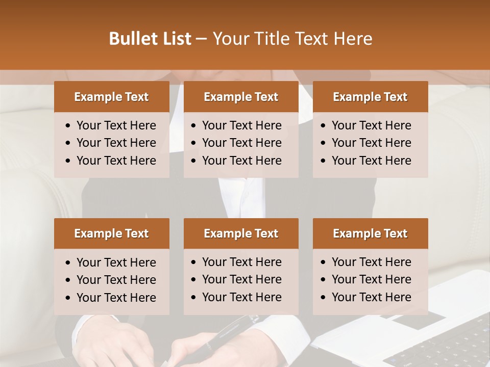 Laptop Appointment Relaxed PowerPoint Template