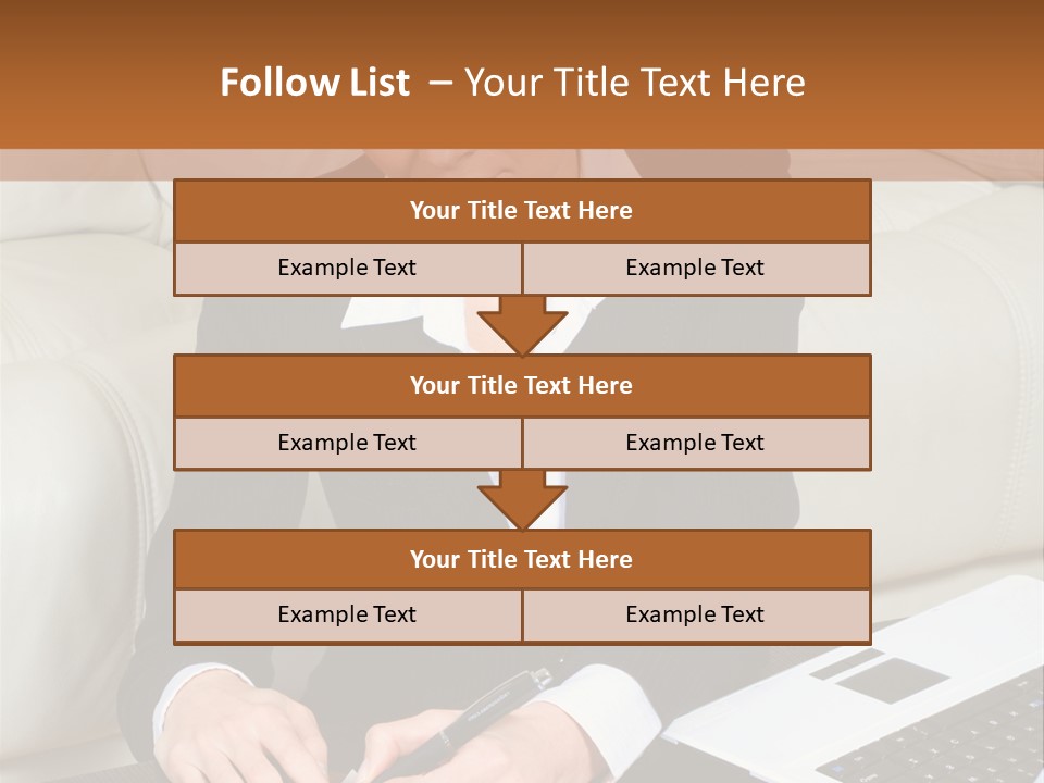Laptop Appointment Relaxed PowerPoint Template
