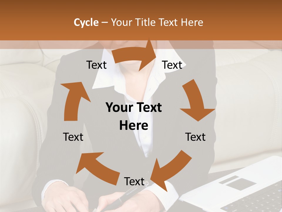 Laptop Appointment Relaxed PowerPoint Template