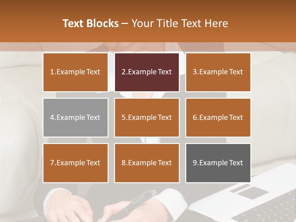 Laptop Appointment Relaxed PowerPoint Template