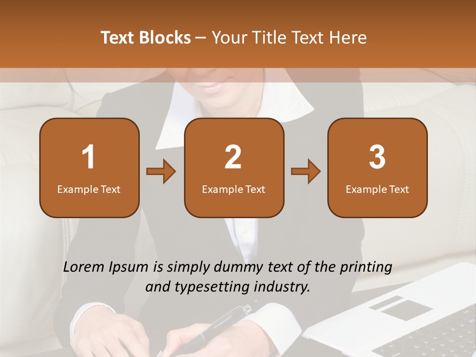 Laptop Appointment Relaxed PowerPoint Template