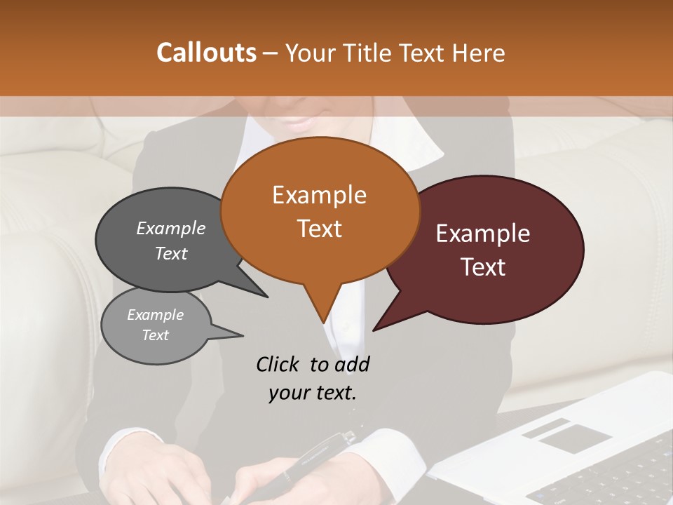 Laptop Appointment Relaxed PowerPoint Template